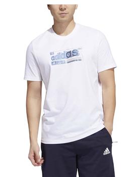 Camiseta Adidas M CLR Linear T Blanco Hombre