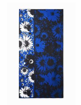 Foulard Desigual Daisy Pop Azul/Negro/Blanco