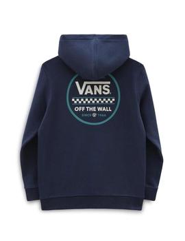 Sudadera Vans Stackton Circle PO B Azul Niño