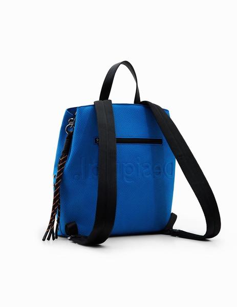 Desigual Mochila Aquiles Nerano para mujer, talla única, Azul, Mochila