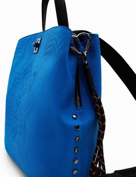 Mochila Desigual Aquiles Sumy Mini Azul Mujer