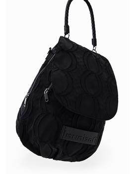 Mochila Desigual Bubbles Ankara Negro Mujer