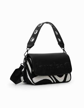 Bolso Desigual Canalis Tromso Negro/Blanco Mujer