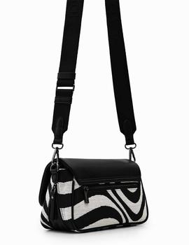 Bolso Desigual Canalis Tromso Negro/Blanco Mujer