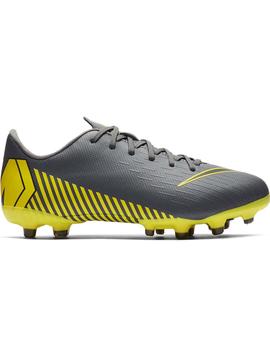 Botas F. JR Vapor ACDMY FG/MG Gris/Amarillo