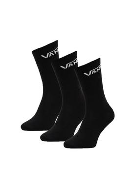 Calcetines Vans Crew Negros Hombre