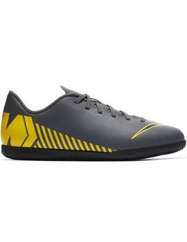 Zapatillas FS JR Vapor 12 Club IC Gris/Amarillo