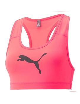 Top Puma Mid Impact 4Keeps Coral Fluor Mujer