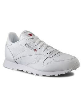 Zapatilla Reebok Classic Leather Blanca Jr