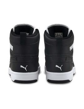 Zapatillas Puma Rebound Joy Jr Mid Blanco/Negro