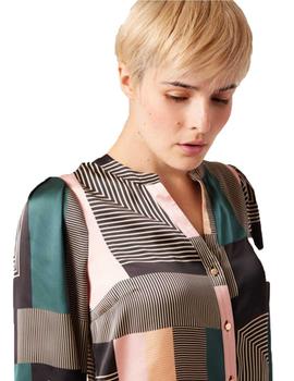 Blusa Naf Naf Legraphy ML Multicolor Mujer