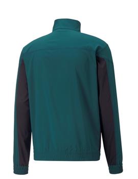 Sudadera Puma Fit Woven 1/2 Verde/Negro Hombre