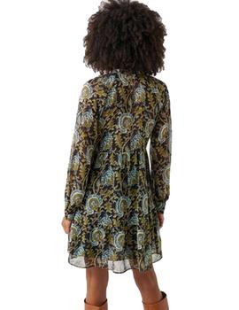 Vestido Naf Naf Lemeridien ML Multicolor Mujer