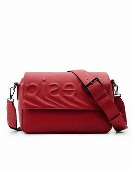 Bolso Desigual Psico Logo Phuket Str Rojo Mujer