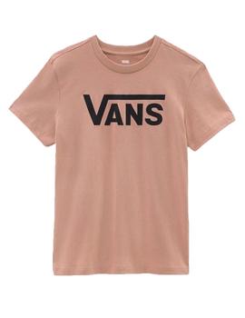 Camiseta Vans WM Drop V Rosa Mujer