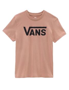 Camiseta Vans WM Drop V Rosa Mujer