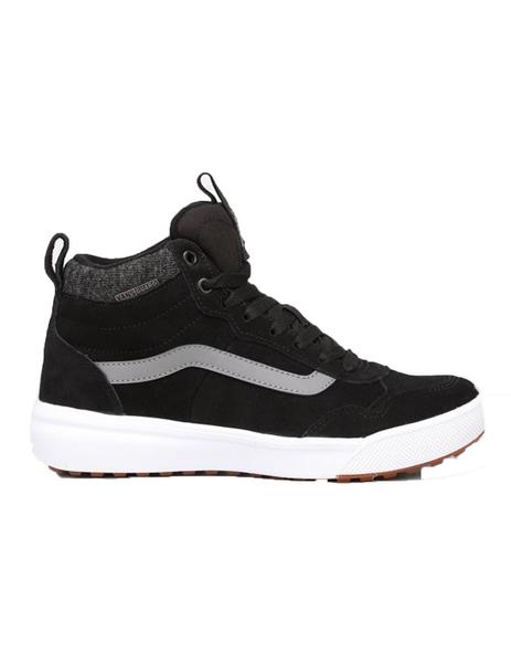Zapatos vans gris online con negro mujer