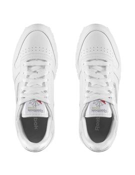 Zapatilla Reebok Classic Leather Blanca Jr