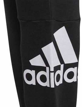 Pantalon Adidas B BL FT C Negro/Blanco Niño