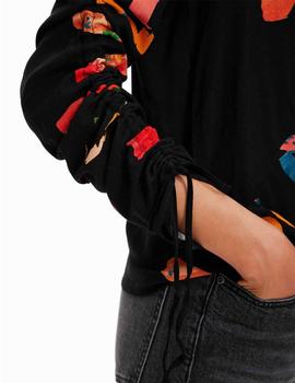 Blusa Desigual Graphic Love Negro Mujer