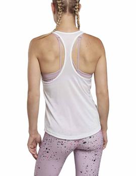 Camiseta Reebok WOR US Mesh Tank Blanco Mujer