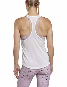 Camiseta Reebok WOR US Mesh Tank Blanco Mujer