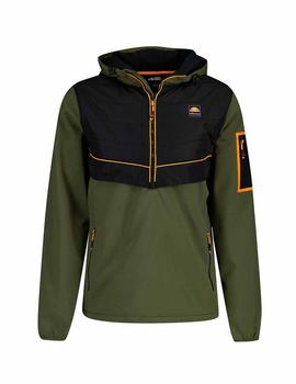 Cazadora Ellesse Erisini Half Zip Verde/Neg Hombre