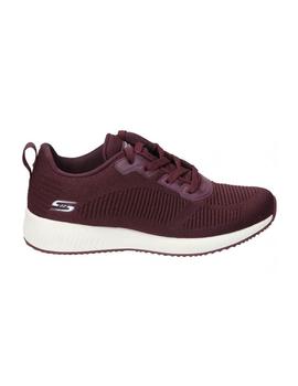 Zapatillas Skechers Bobs Sq Tot Glam Borgoña Mujer