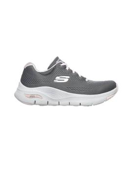 Zapatilla Skechers Arch Fit-Big Appeal Gris Mujer