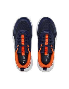 Zapatillas Puma Evolve Run Marino/Naranja