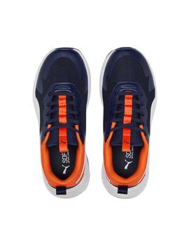 Zapatillas Puma Evolve Run Marino/Naranja