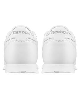 Zapatilla Reebok Classic Leather Blanca Jr