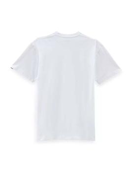 Camiseta Vans Mini Script B Blanco Hombre