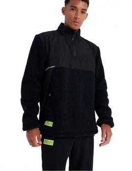 Sudadera Ellesse Ultro Polar Half Zip Negro Hombre