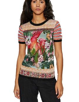 Camiseta Desigual Acra Multicolor Mujer