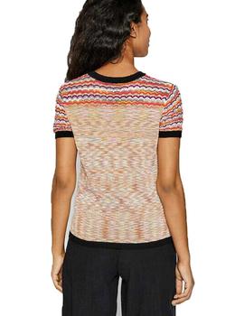 Camiseta Desigual Acra Multicolor Mujer