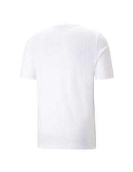 Camiseta Puma ESS  2 Col Logo Blanco Hombre