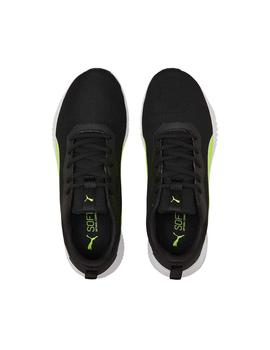 Zapatillas Puma Flyer Flex Negro/Verde Hombre