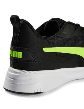 Zapatillas Puma Flyer Flex Negro/Verde Hombre