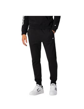 Pantalon Champion Slim Puño Negro Hombre