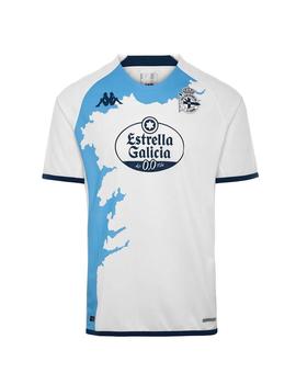 Camiseta Kappa Kombat RC Deportivo 3ª Blanco/Azul