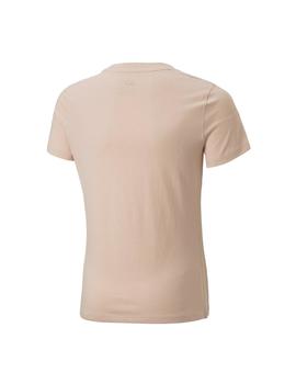 Camiseta Puma Alpha Tee G Rosa Niña