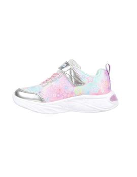 Zapatillas Skechers S-Lights Star Sparks Plata Niña