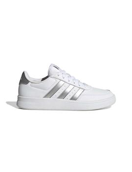 Zapatillas Adidas Breaknet 2.0 Blanco/Plata Mujer