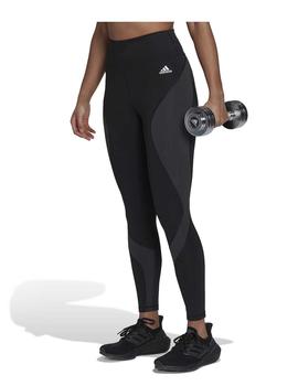 Leggings Adidas TE Hit 7/8 Negro/Gris Mujer