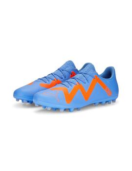 Botas Futbol Puma Future Play MG Azul/Nj Hombre