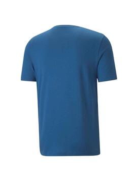 Camiseta Puma ESS Logo Azul Hombre