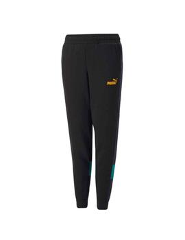 Pantalon Puma ESS Block Sweatpants Ne/Az Niño