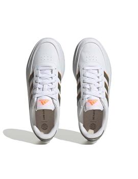 Zapatillas Adidas Breaknet 2.0 Bco/Vde/Nj Hombre