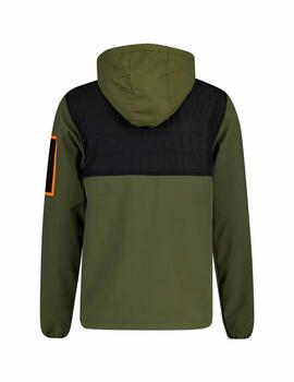 Cazadora Ellesse Erisini Half Zip Verde/Neg Hombre